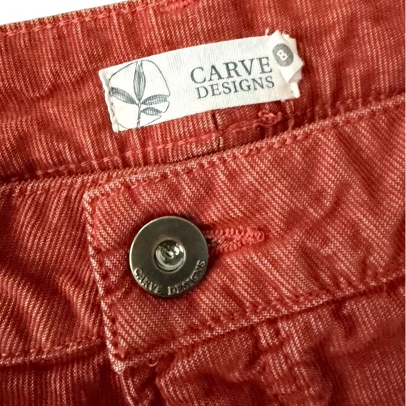 Carve Design Carson Cord Hi Rise Corduroy Pant Copper 8 - Picture 4 of 7